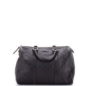 Gucci Medium Joy Boston Bag Guccissima Leather